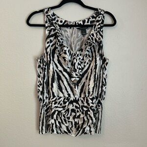 White House Black Market women’s dress shirt, size size large elastic waist